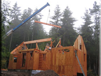 Guest Cottage Construction on Whidbey Island